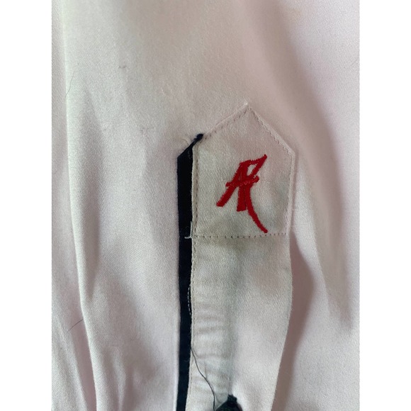 Absolute Rebellion Slim Fit Pink button down with black buttons. 2XL - Picture 7 of 9